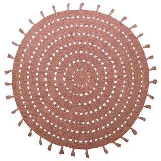 Alfombra Algodón Crochet Nila maquillaje