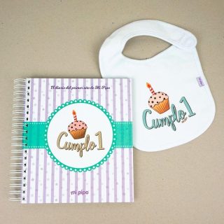 Diario del Primer Año con Babero Mi Pipo