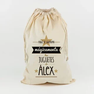 Saco Guarda Juguetes Personalizado Mi Pipo Mágicamente
