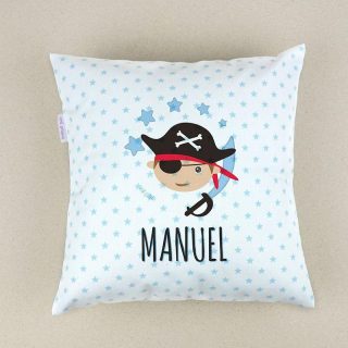 Cojín Personalizado Datos Nacimiento Bebé Mi Pipo Pirata