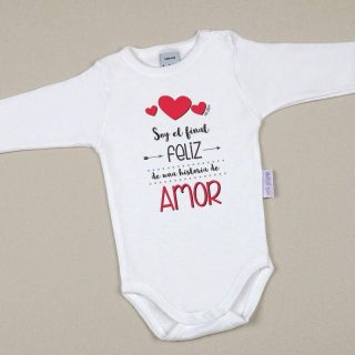 Body Bebé San Valentín Mi Pipo Final Feliz