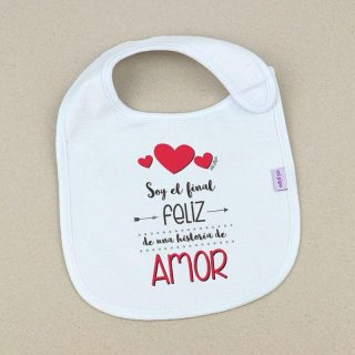 Babero San Valentín Mi Pipo Soy el Final Feliz
