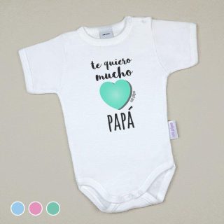Body Bebé Te Quiero mucho Papá Mi Pipo