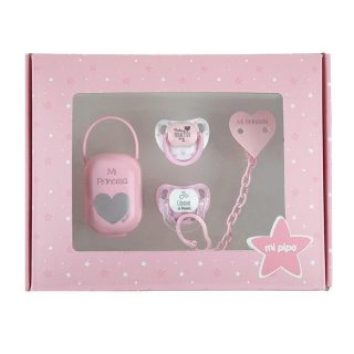 Caja Regalo Bebé Imprescindibles Mi princesa Rosa Mi Pipo