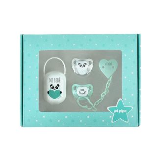 Caja Regalo Bebé Imprescindibles Mi Bebé Menta Mi Pipo