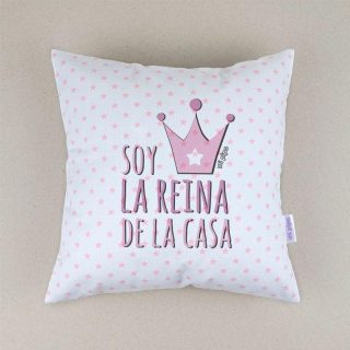 Cojín Soy la Reina de la Casa Mi Pipo