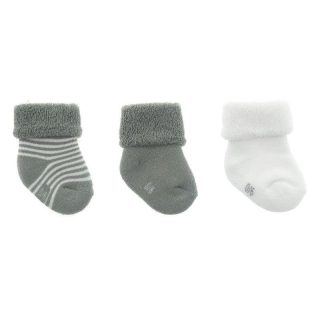 Set Calcetines Bebé Recién Nacido Cambrass Gris Rayas