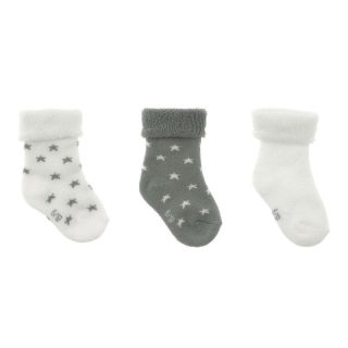 Set Calcetines Bebé Recién Nacido Cambrass Gris Estrellas