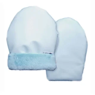 Manoplas carro polipiel-polar Universales Celeste