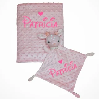 Manta y Dou dou personalizados Cervatillo