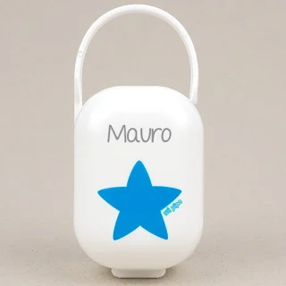 Caja Portachupetes Estrella Azulón Mi Pipo