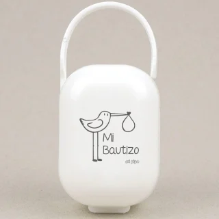 Caja Portachupetes Divertida Mi Bautizo Mi Pipo