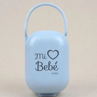 Caja Portachupetes Divertida Mi Bebé Mi Pipo