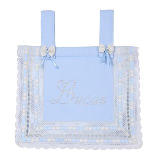 Bolso Panera Personalizado con Puntillas Bordados Dominguez