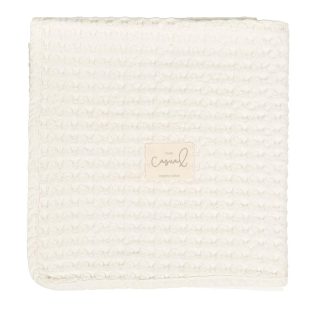 Manta Crochet Algodon Bimbi Casual Beige