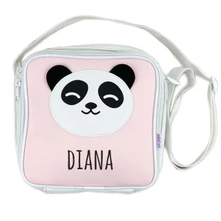 Bolsa Merienda Isotérmica Mi Pipo Panda Rosa