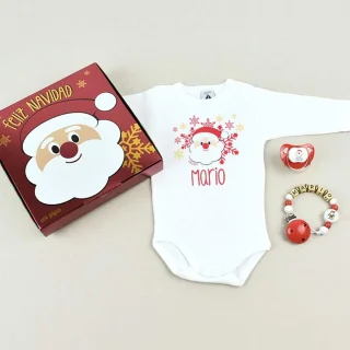 Caja Regalo Personalizada Feliz Navidad Papá Noel Mi Pipo