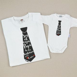 Pack Papá-Hijo/a Soy El Mejor Papá de la Historia Mi Pipo