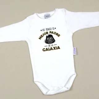 Body Bebé Yo tengo el Mejor Padre de la Galaxia Mi Pipo