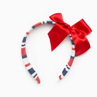 Diadema Juliana J3180 Rayas Rojas