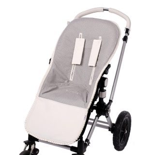 Colchoneta Silla con cubrearneses Estrellitas Gris Bebiti Nanetes