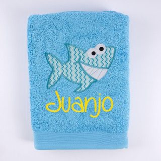 Toallas Personalizadas con Bordado Tiburón Nanetes