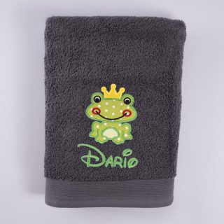 Toallas Personalizadas con Bordado Rana Príncipe Nanetes