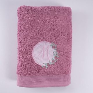 Toallas Personalizadas Inicial Bordada Flores Nanetes