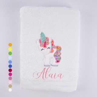 Toallas Personalizadas Unicornio Nanetes
