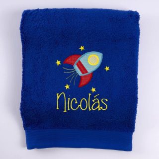 Toallas Personalizadas Cohete Estrellas Nanetes