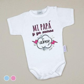 Body Bebé Mi Papa Y Yo Super