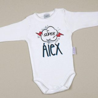 Body Personalizado Bebé Super Nombre Mi Pipo