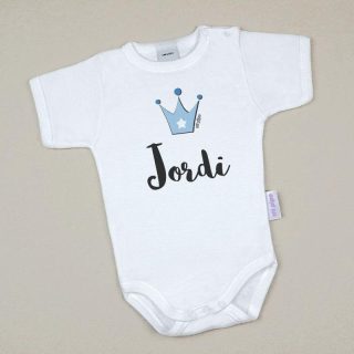 Body Personalizado Bebé Corona Nombre Mi PIpo