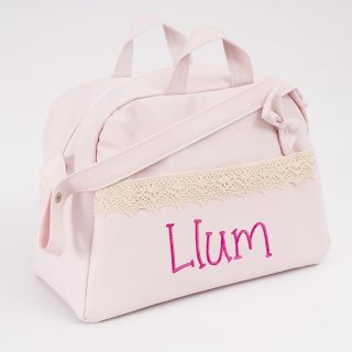 Bolso Maternidad Personalizado Penélope Rosa Nanetes