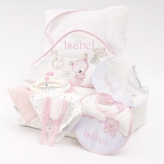 Cesta Regalo Personalizada Bebé Recien Nacido Higiene Nanetes