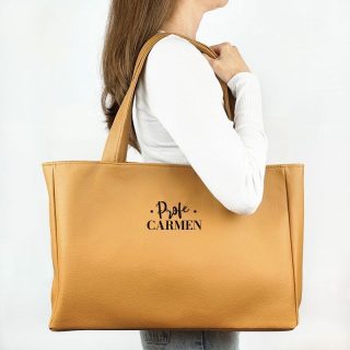 Bolso Shopper Polipiel Profe con Nombre Mi Pipo