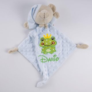 Dou Dou Personalizado Bebé Rana Príncipe Nanetes