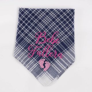 Pañuelo Fallero Bordado Bebé Fallera Pies