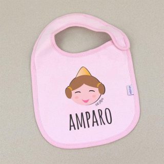 Babero Bebé Fallera con Nombre Mi Pipo
