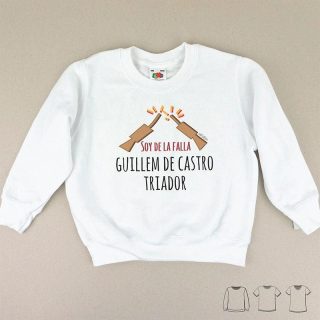 Camiseta o Sudadera Niños Soy de la Falla Mi Pipo