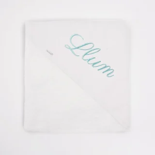 Capa de Baño Bebé Personalizada Algodón Ribete Blanco Nanetes
