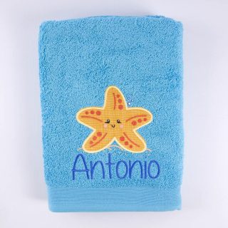 Toalla Personalizada Bordada Estrella de Mar Nanetes