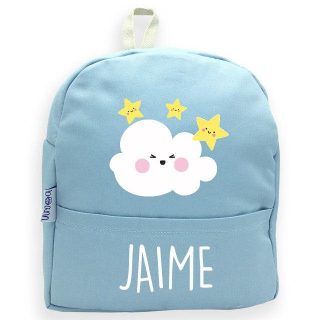 Mochila Personalizada Infantil Nube con Nombre Boann