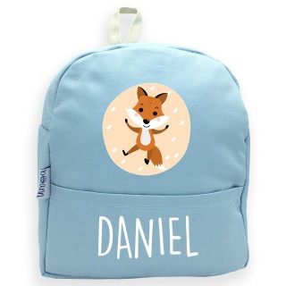 Mochila Personalizada Infantil Zorro Nombre Boann