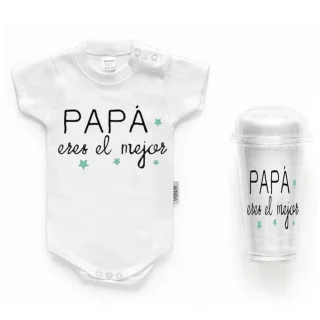 Body Personalizado Bebé Papá eres el Mejor Boann