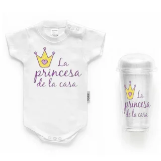 Body Personalizado Bebé La Princesa de la Casa Boann
