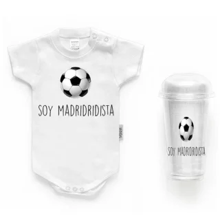 Body Personalizado Bebé Soy Madridista Boann