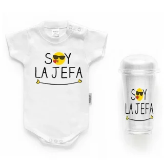 Body Personalizado Bebé Soy La Jefa Boann