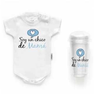 Body Personalizado Bebé Soy un Chico de Mamá Boann
