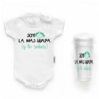 Body Personalizado Bebé Soy la más Guapa Boann